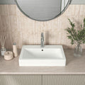 MSI - Porcelain Sinks - Overmount Rectangle 2417 - White