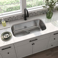 MSI - Stainless Steel Sinks - Single Bowl Sink 3218 - 18G