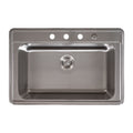 MSI - Stainless Steel Sinks - Single Bowl Sink 3322 - 18G