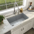 MSI - Stainless Steel Sinks - Single Bowl Sink 3119 - Grey Quartz