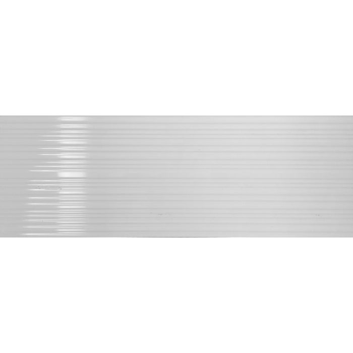 OLYMPIA TILE + STONE - 3D - Glazed Wall Tile - D White Street - 16" x 47"