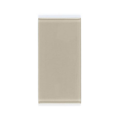 OLYMPIA TILE + STONE - 3D - Glass Tile - D Taupe Wet - 3" x 6"