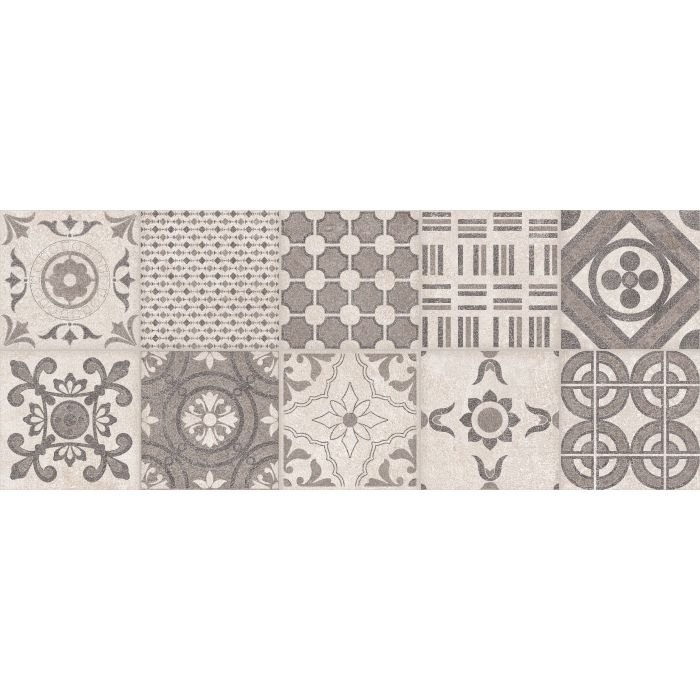 OLYMPIA TILE + STONE - Genesis Series - Glazed Wall Tile - Taupe Decor - 8" x 20"