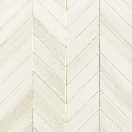 MSI - WATERCOLOR BIANCO CHEVRON  MOSAIC - Mosaic - 12" x 15"