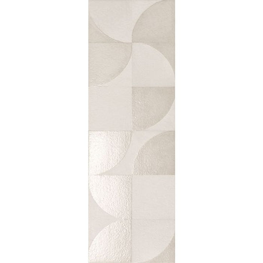 OLYMPIA TILE + STONE - Mat & More Series - Glazed Wall Tile - White Decor 2 - 10" x 30"