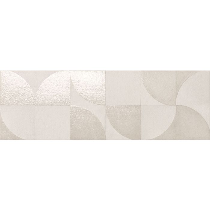 OLYMPIA TILE + STONE - Mat & More Series - Glazed Wall Tile - White Decor 2 - 10" x 30"