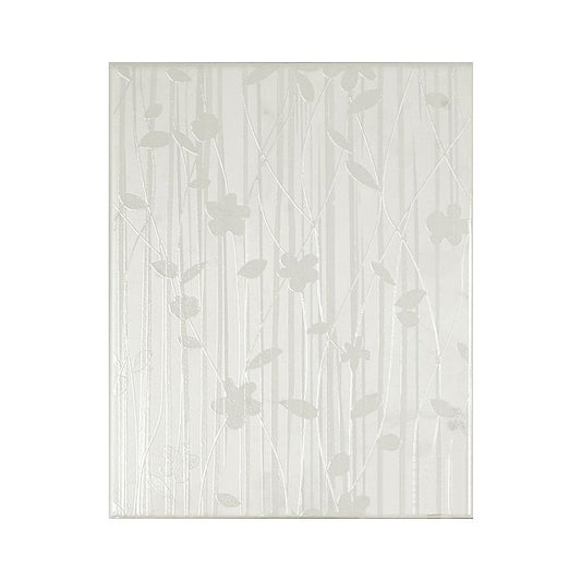 OLYMPIA TILE + STONE - Reflection Series - Glazed Wall Tile - White Decor - 8" x 10"