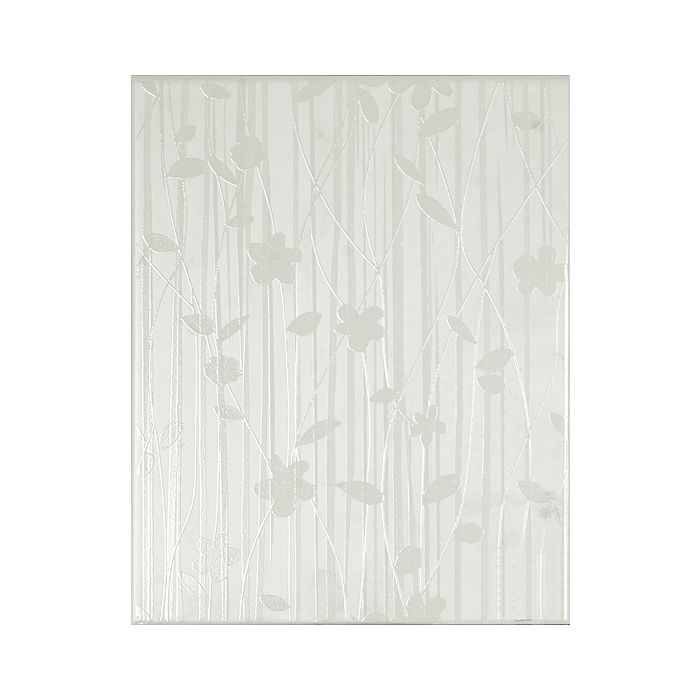 OLYMPIA TILE + STONE - Reflection Series - Glazed Wall Tile - White Decor - 8" x 10"