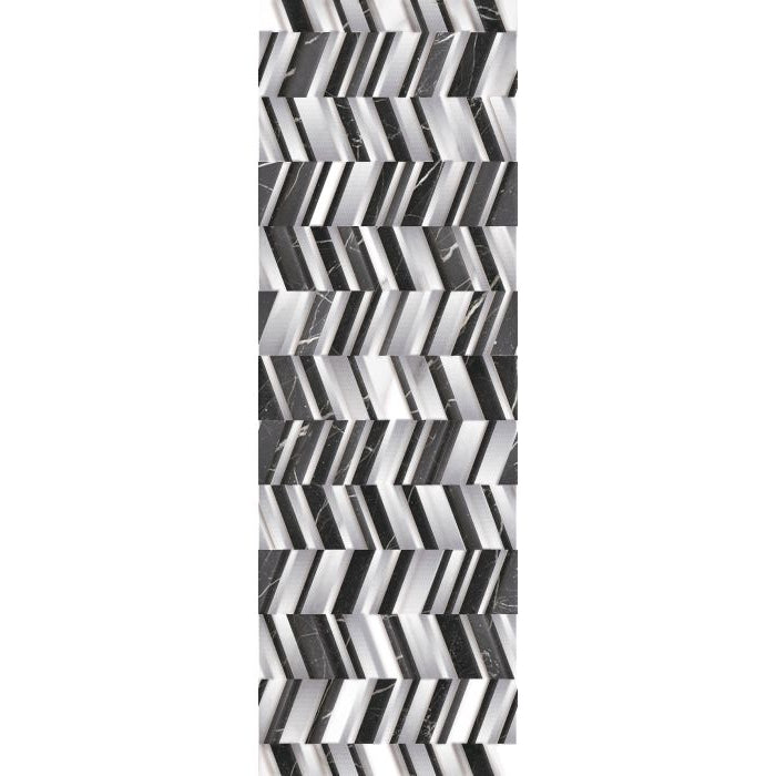 OLYMPIA TILE + STONE - Duomo Series - Glazed Wall Tile - White Decor - 8" x 24"