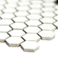MSI - Domino Collection - White And Black Mod Petal Pattern Matte - 1"