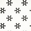 MSI - Domino Collection - White And Black Mod Petal Pattern Matte - 1"