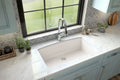 MSI - Stainless Steel Sinks - Single Bowl Sink 3219 - White Quartz