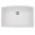 MSI - Stainless Steel Sinks - Single Bowl Sink 3219 - White Quartz