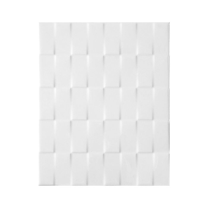 OLYMPIA TILE + STONE - Uniwall & Weave Series - Glazed Wall Tile - White Weave - 8" x 10"