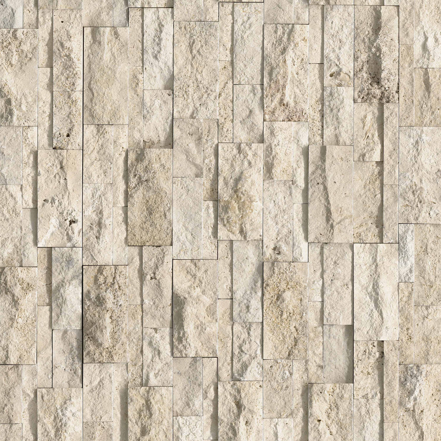 MSI - XL RockMount™ Stacked Stone Panels - Roman Beige - 9" x 24"