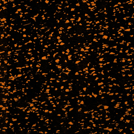Harbinger - Rubber Series - Acoustical Interlock Tile - 50% Orange