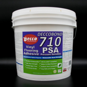 Deccobond 710 Adhesive - Vinyl PSA Flooring Adhesive - 5G
